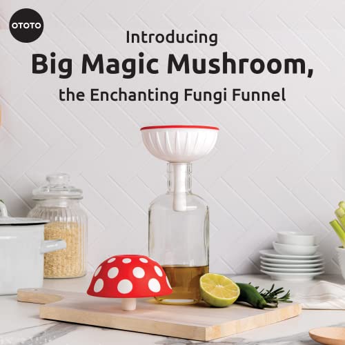 Magic Mushroom Small and Magic Mushroom XL Foldable Kitchen Funnel - Bundle of 2 Fun Kitchen Gadgets - view 7