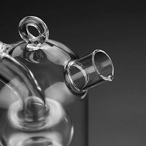 Olive Oil and Vinegar Dispenser Cruet Bottles, 2 in 1 Transparent Dual Glass for Kitchen Cooking Container - view 4