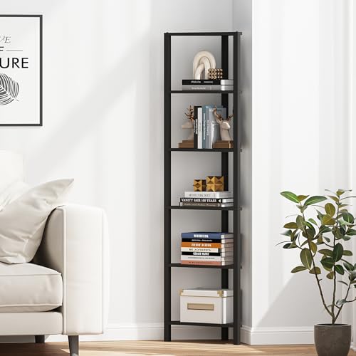 Corner Shelf, 6-Tier Corner Bookshelf for Small Space - view 7