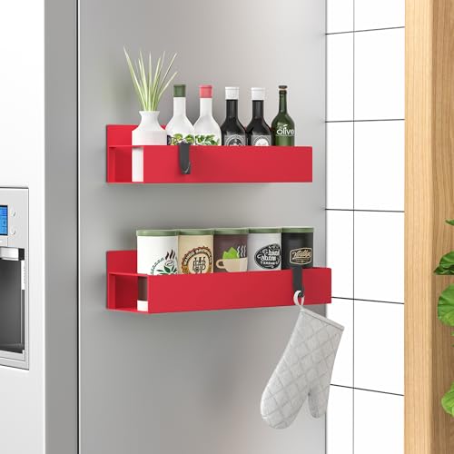 Metal Magnetic Spice Rack for Refrigerator Black, 4 Pack - view 7