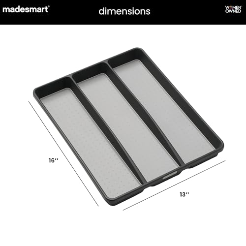 Classic 3 Compartment Utensil Tray, Granite - view 5