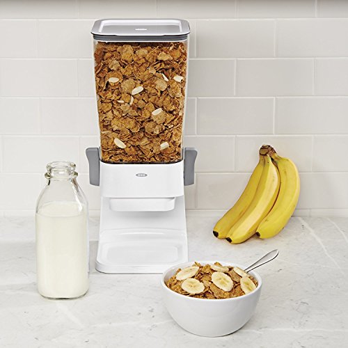 Good Grips Countertop Cereal Dispenser, Clear/White (Pack of 2) - view 3