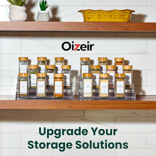 Clear Acrylic 3-Tier Spice Rack, Cabinet Pantry Organizer - view 6