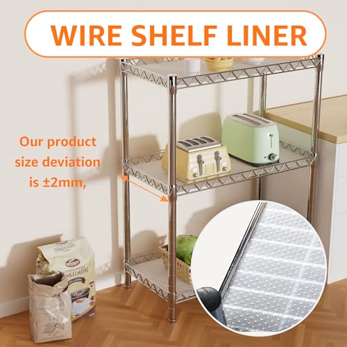 Shelf Liner for Wire Shelving: Clear 1.2mm Thick Leakproof - view 6