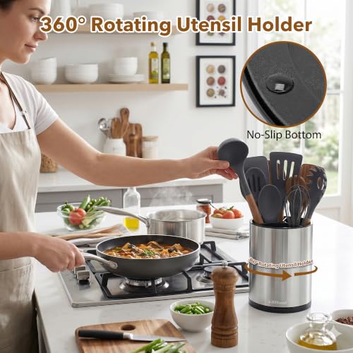 Kitchen Utensil Holder for Countertop - 2 Pack - view 3