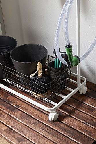 Home Tower Rolling Supplies Rack closet storage and organization systems, One Size, White - view 6