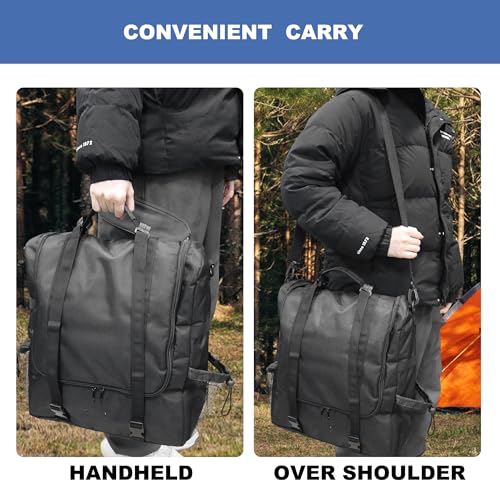 Hanging Camp Kitchen Organizer Bag Storage with Paper Towel Holder - view 7