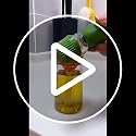 Oil Dispenser with Brush - Glass Olive Oil Dispenser for Cooking, 2 IN 1 Oil Dispensing Bottle for Kitchen with Silicone Basting Brush for Vinegar Sauce BBQ Grill Frying, T-OB21, Blue - view 7