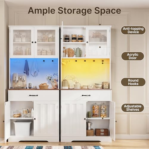 71" H Kitchen Pantry Cabinet Combo - view 4