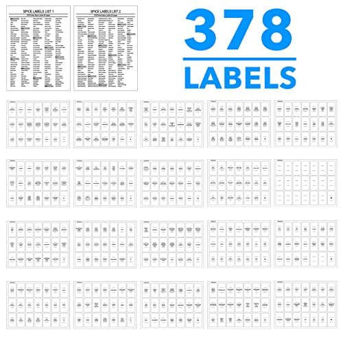 24 Pcs Spice Jars with Labels, Empty 4oz Glass Spice Bottles, Minimalist Farmhouse Spice Labels Stickers with Funnel, Seasoning Containers for Spice Rack, Cabinet and Drawer - view 6