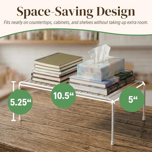 2-Pack Wire Shelves, Cabinet Shelf Risers & Freezer Organizers - view 2