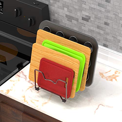 Cabinet Bakeware Organizer Rack Holder, 2 Pack, Bronze - view 4