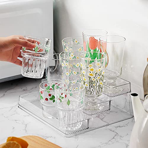 Acrylic Spice Rack, No Assembly Clear 3 Tier Condiment Bottle Shelf Vanity Organizer for Cabinet Kitchen Bathroom (1pcs) - view 3