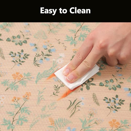Shelf Liner for Kitchen Cabinet, Non-Adhesive Floral Drawer Liner - view 6