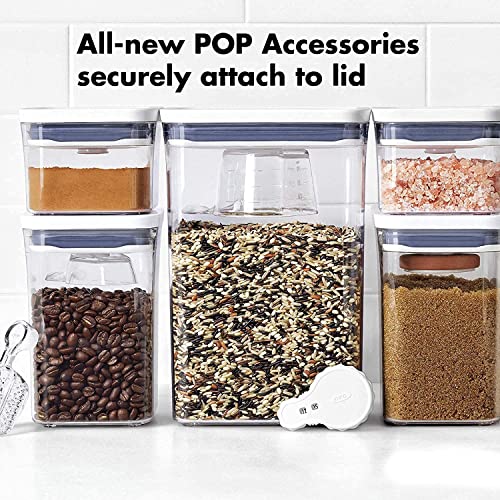Good Grips POP Container - Airtight Food Storage - 0.4 Qt Rectangle (Set of 4) for Baking Soda and More - view 7