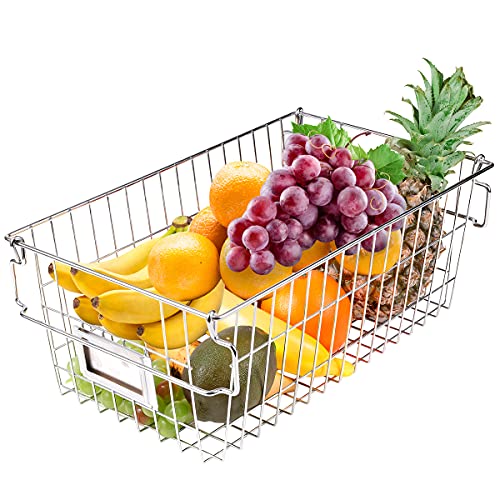 Stacking Chest Freezer Baskets Organizer Bins Metal Wire Baskets - view 5