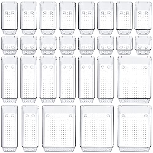 13-Piece Drawer Organizers with Non-Slip Silicone Pads, 5-Size - view 8