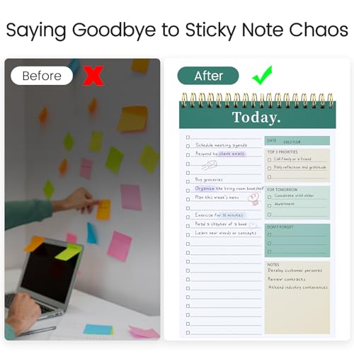 To Do List Notepad - Undated Daily Planner for Work and Goal Achievement - view 5