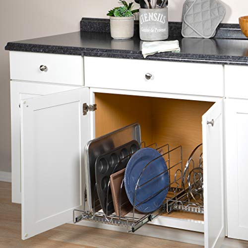 Pull Out Organizer for Bakeware, Cutting Board and Trays, 12.5”W x 21”D - view 6