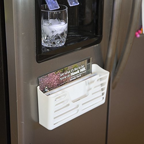 Magnet Plus Magnetic, Utility Pocket, White (92541) 3 x 10.25 x 5.25 Inches - view 5