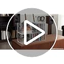 Modern Premium Clear Acrylic Stackable CD Holder Rack with Cutout Carrying Handles, Compact Disc Jewel Case Display Crate, Media Storage Organizer - view 7