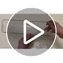 2-Pack Adhesive Shower Shelves, Acrylic Bathroom Wall Caddy, Clear - view 7