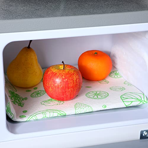 10 Pcs Refrigerator Liners Absorbent Fridge Shelf Mats, Fruit - view 7