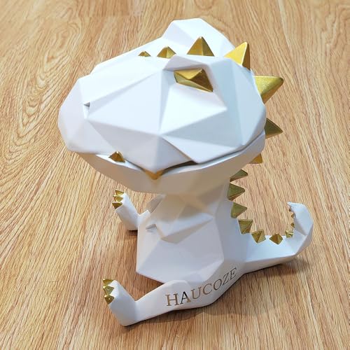 Dinosaur Candy Dish Storage Animal Statue Modern Sculpture 7.5 Inch - view 5