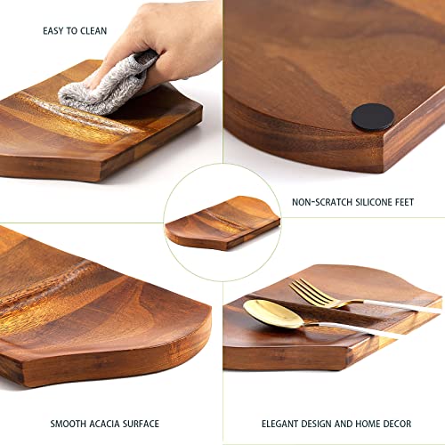 Wooden Spoon Holder, Large Double Wooden Spoon Rest for Stove Top - view 6