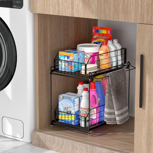 Under Sink Organizers and Storage 2 Pack, 2-Tier Pull Out - view 6