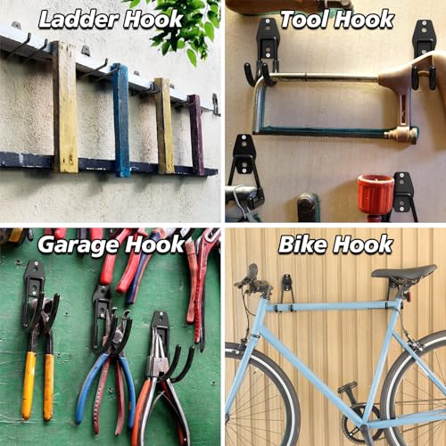 40-Pack Garage Hooks for Storage & Hanging Items, Save Space - view 7