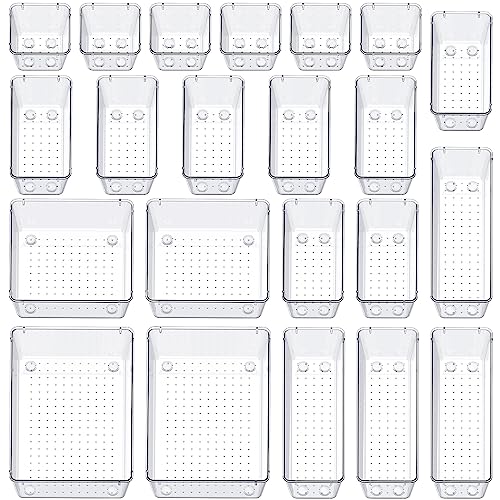 13-Piece Drawer Organizers with Non-Slip Silicone Pads, 5-Size - view 7
