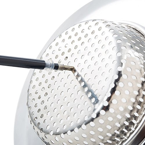 2PCS Kitchen Sink Strainer - Stainless Steel, Large Wide Rim 4.5" Diameter - view 3