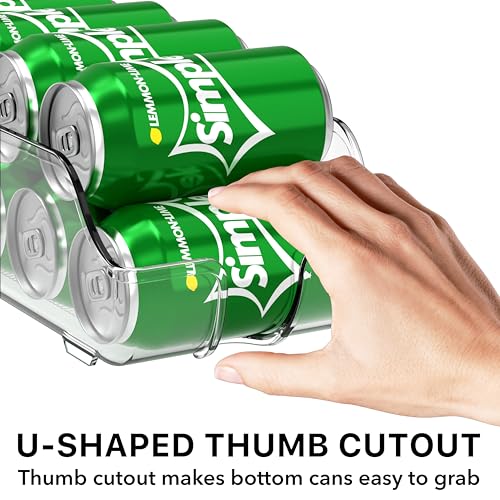 Soda Can Organizer Dispenser Refrigerator/Pantry, Set of 6 - view 6