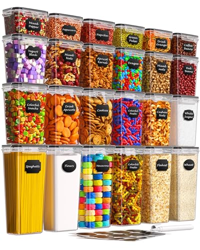 Airtight Food Storage Containers with Lids, 24 PCS, BPA-free