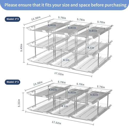 Can Organizer for Pantry, 2-Tier Canned Goods Organizer 2 Pack - view 2