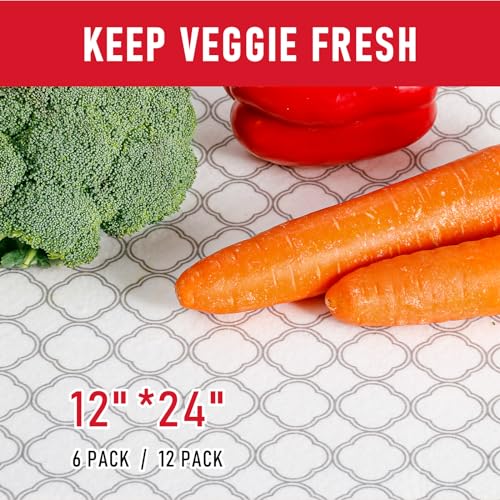 Felt Shelf Liners for Drawer & Kitchen Cabinet, 12 Pack, 12"×24" - view 5