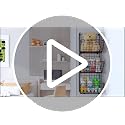 Metal Wire Basket Wall Mount, 3 Tier Wall Storage Organizer with 5 S Hooks, Kitchen Fruits and Vegetables Bin Toys Organizer Hanging Basket Black (S (10.83" L x 10.63" W x 30" H)) - view 7