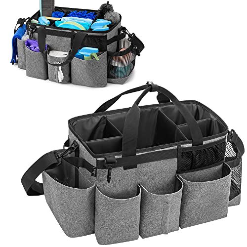 Wearable Cleaning Caddy Bag with 4 Foldable Dividers, Totem - view 7