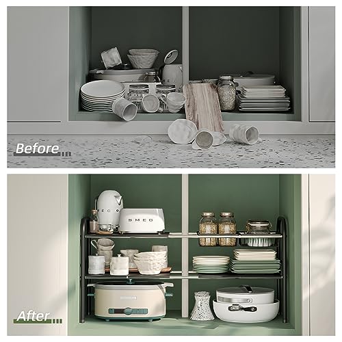Under Sink Organizers and Storage,Expandable under cabinet organizer Shelf - view 3