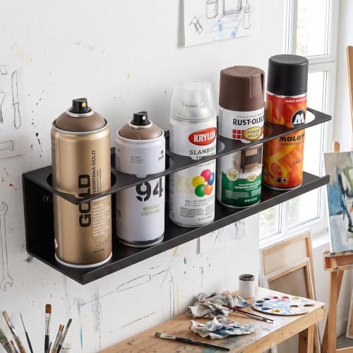 2 Pcs Aerosol Spray Can Holder Rack Organizer for Garage and Shop - view 7