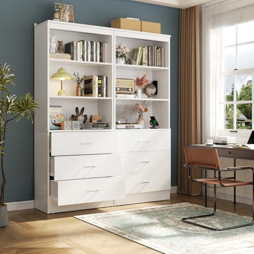 23.6" Closet Drawers System, Closet System with 3 Drawers, White - view 6