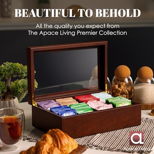 Tea Box - Luxury Wooden Tea Bag Organizer from The Apace Premier Collection - view 5