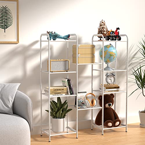 5 Tier Standing Shelf Units for Kitchen Storage Rack, White - view 5