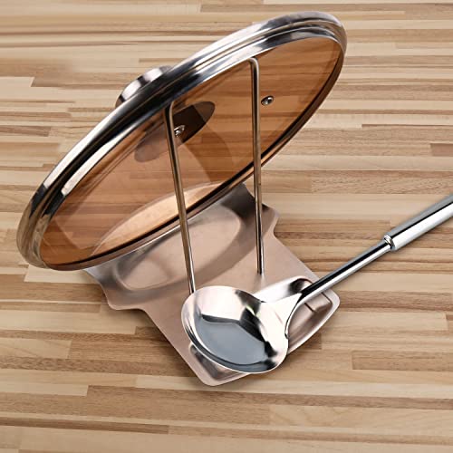 Stainless Steel Pot Lid Holder Spoon Rest, Utensils Lid Spoon Holder - view 6