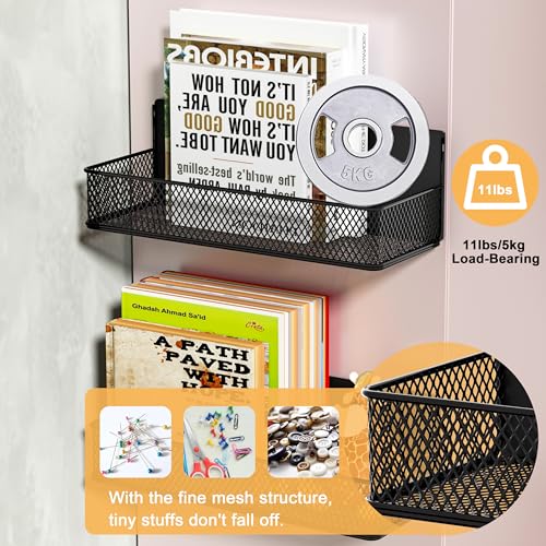 Magnetic Shelf Spice Rack Fridge Basket Whiteboard Washer Dryer Locker - view 3