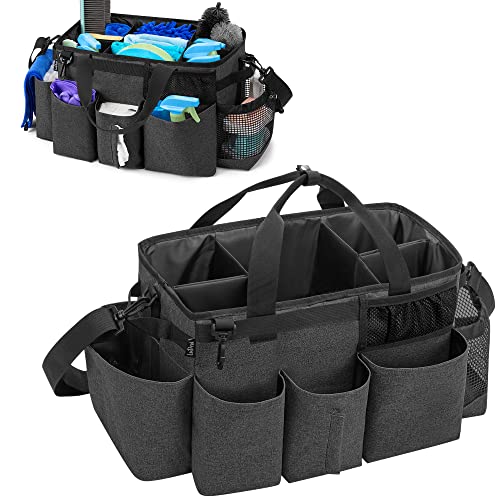 Wearable Cleaning Caddy Bag with 4 Foldable Dividers, Totem - view 6