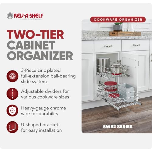 Pullout Organizer for Cabinets, Min Opening Width of 11.5" - view 5