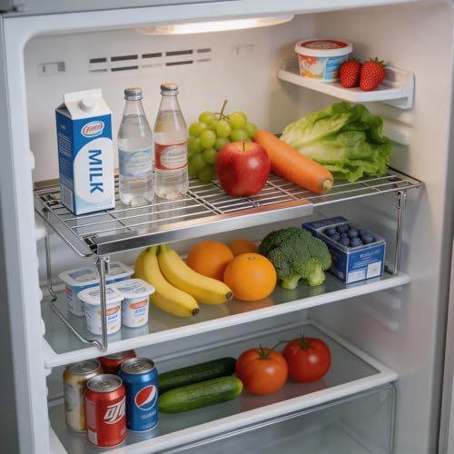 Expandable Freezer Shelf Cooler Shelf Organizer 15.8"-22" - view 2