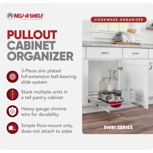 Pullout Drawer Organizer for Kitchen Cabinets, 18" x 22" - view 6